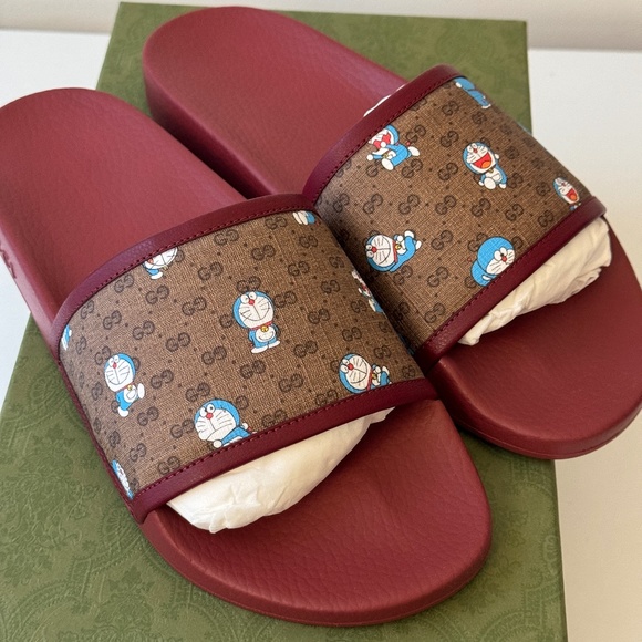 sz 11G - GUCCI Doraemon GG Monogram Supreme Slides Sandals main image 6